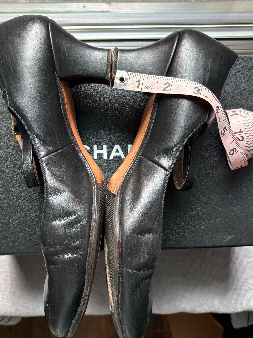 Capezio Footlights Black Leather Dance Shoe, 2” character heel, custom made